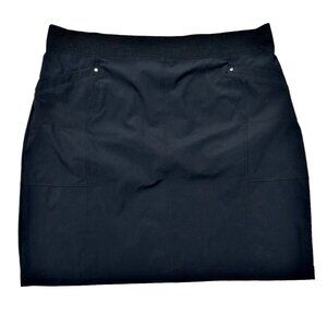 Chicos Zenergy Skirt Womens 3 Size 16 Neema Robin Ribbed Golf Casual Athleisure